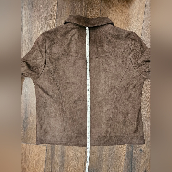 Lulus Lush Greigh Suede Women's Jacket - Size M - Picture 13 of 15